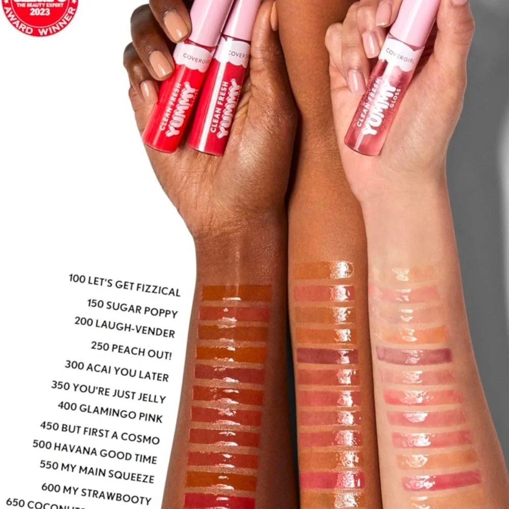 COVERGIRL Clean Fresh Yummy Gloss Hydrating,Glossy Shine You‎ choose your color